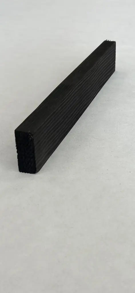 Vuren Panlat 22x50x2700mm Geschaafd geïmpregneerd Zwart