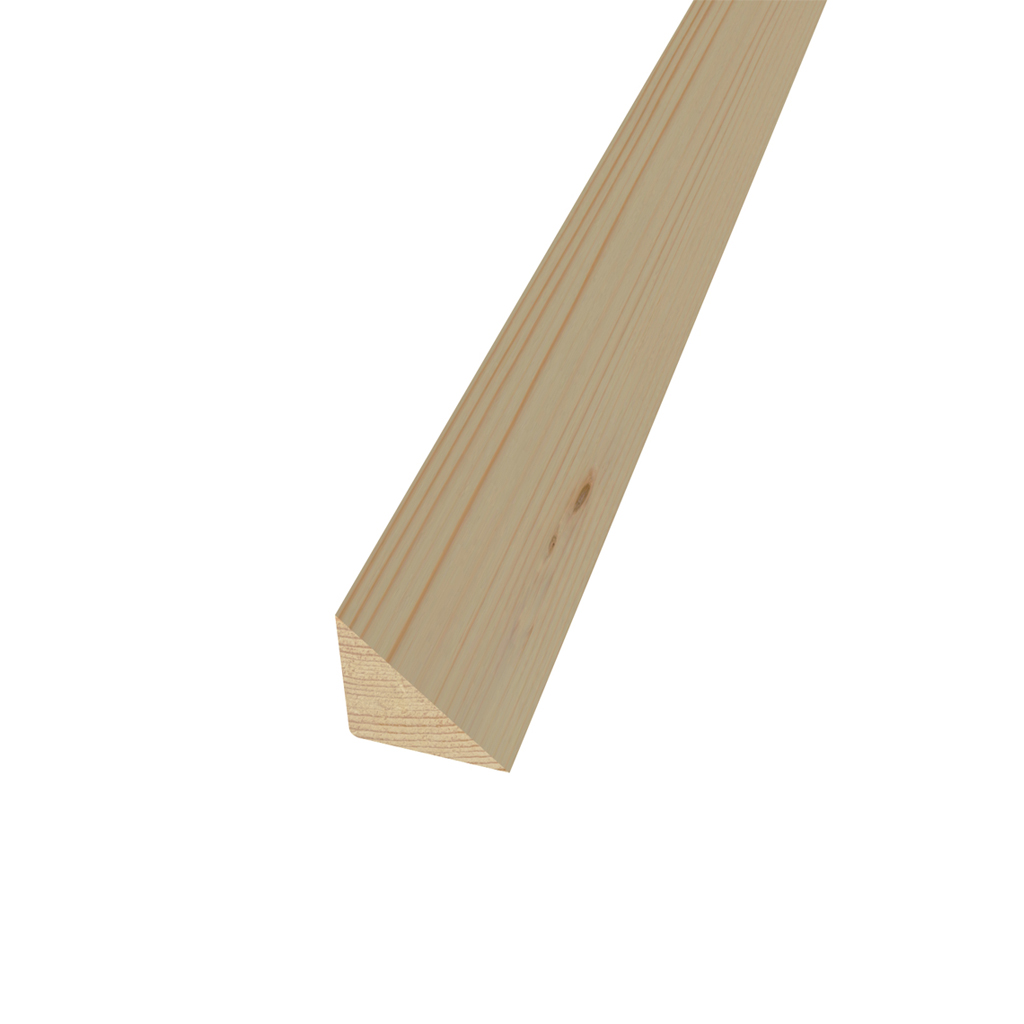 Vuren 365™ volle mastiekhoek 70x70mm, per m¹