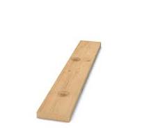 Vuren plank 25x100mm geschaafd geen zichtwerk