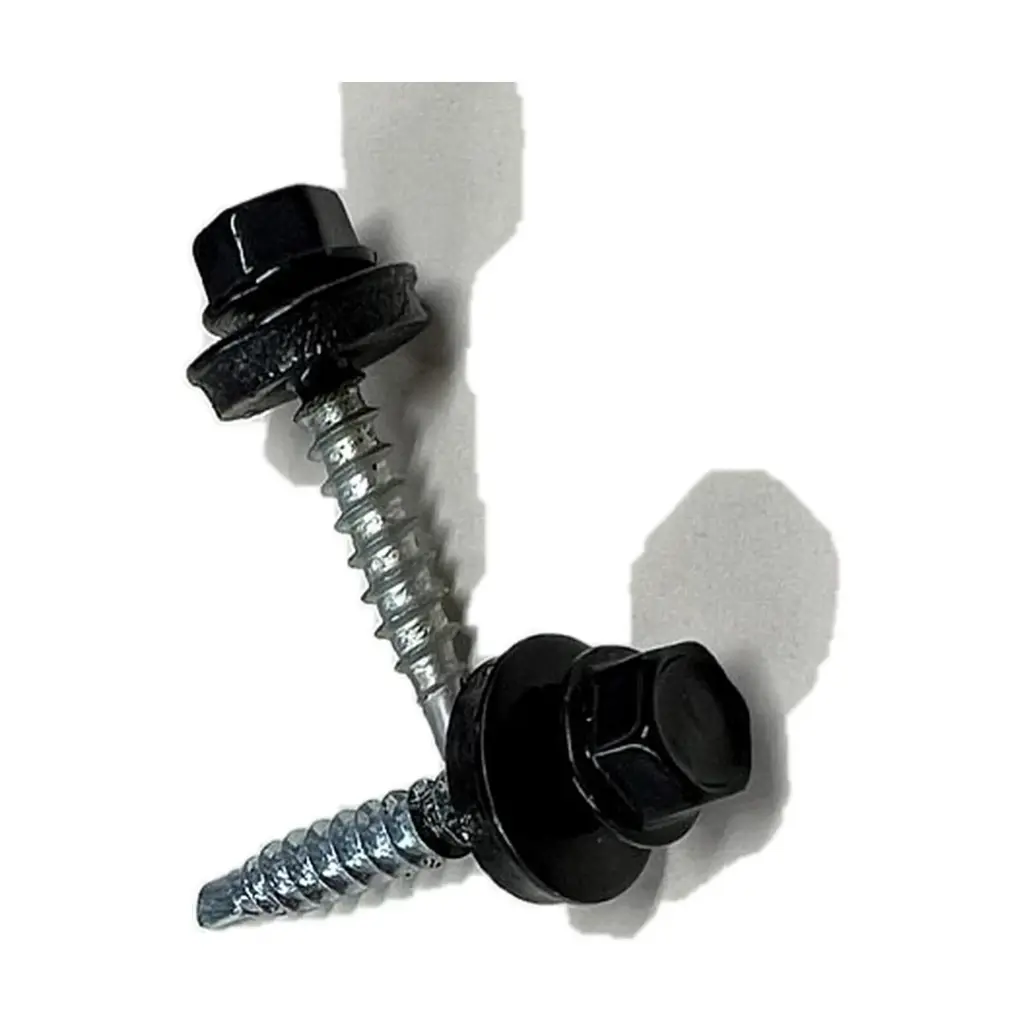 Dakkapschroef (zelfborend) 4.9x35mm, antraciet