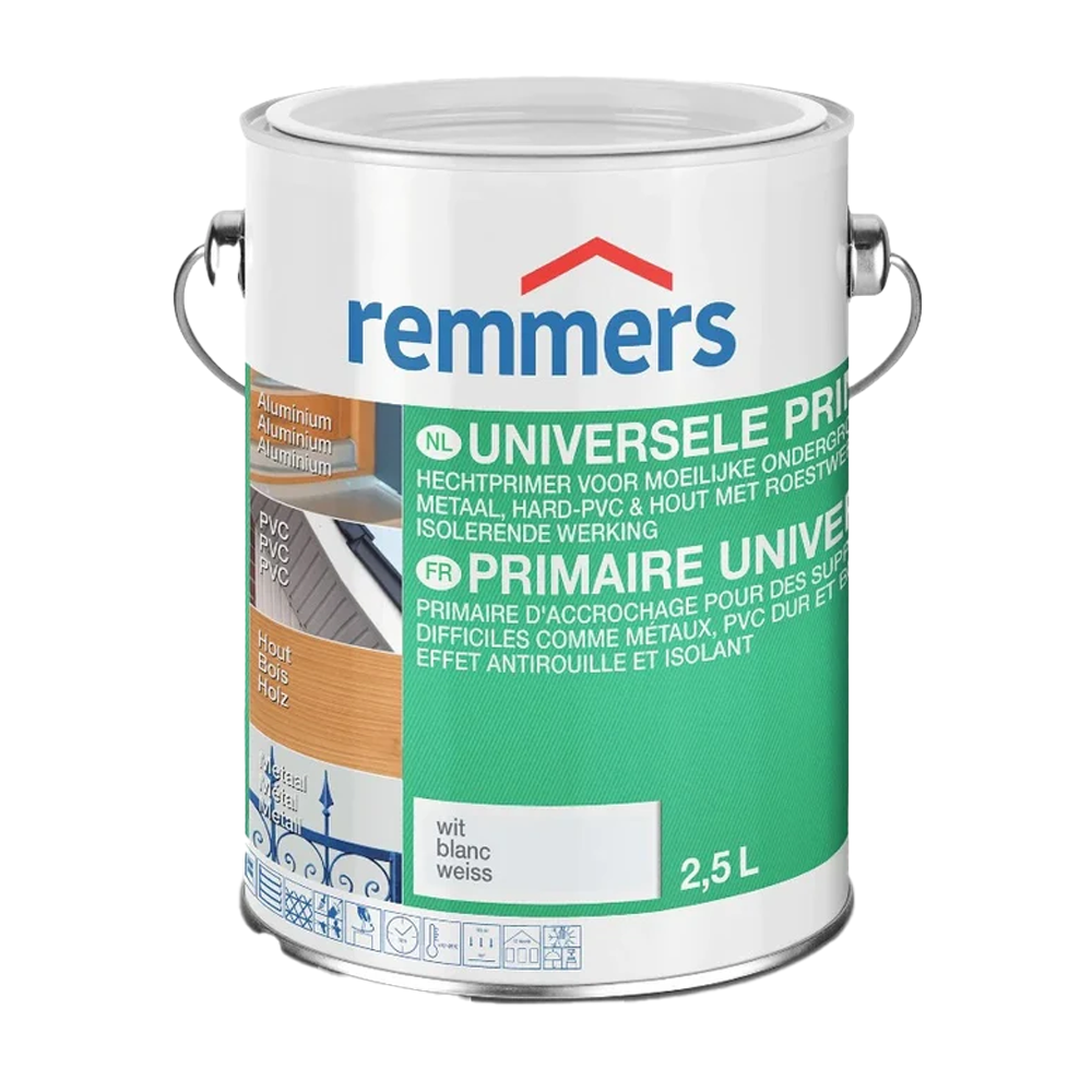 Remmers® universele primer 0.75/2.5L, diverse kleuren