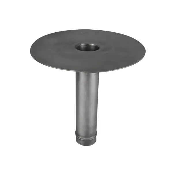 Loden dakwaterafvoer MØ 75mm, uitloop 30 cm