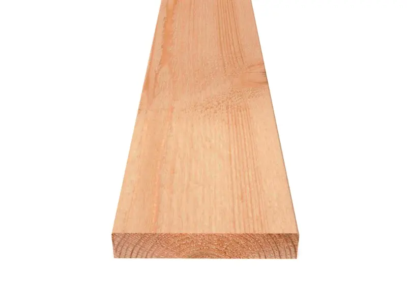 Zwedra™ 2-in-1 Vuren Plank 25x125mm geschaafd (22x120mm), douglaskleur