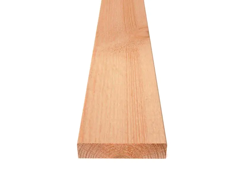 Zwedra™ 2-in-1 Vuren Plank 25x100mm geschaafd (22x95mm), douglaskleur