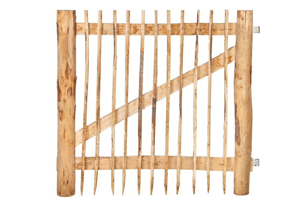 [HK001536] Kastanjepoort compleet (100 cm)