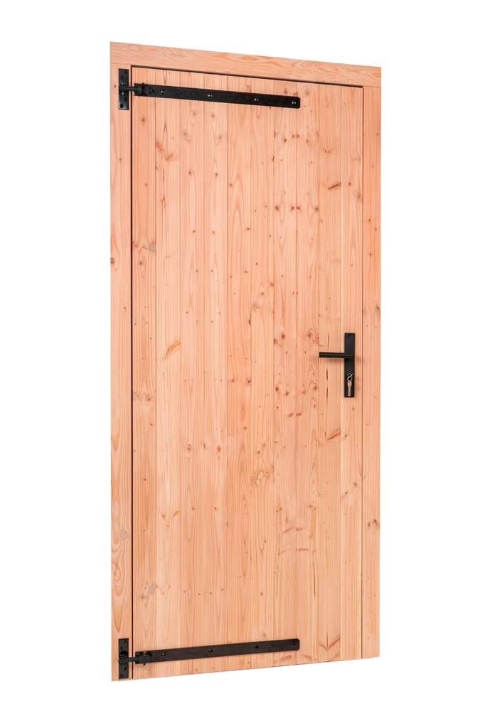 [HK001547] Red Class Wood enkele dichte deur, LD Enkele deur B1000 x H2050 mm buitenmaat (links scharnierend)
