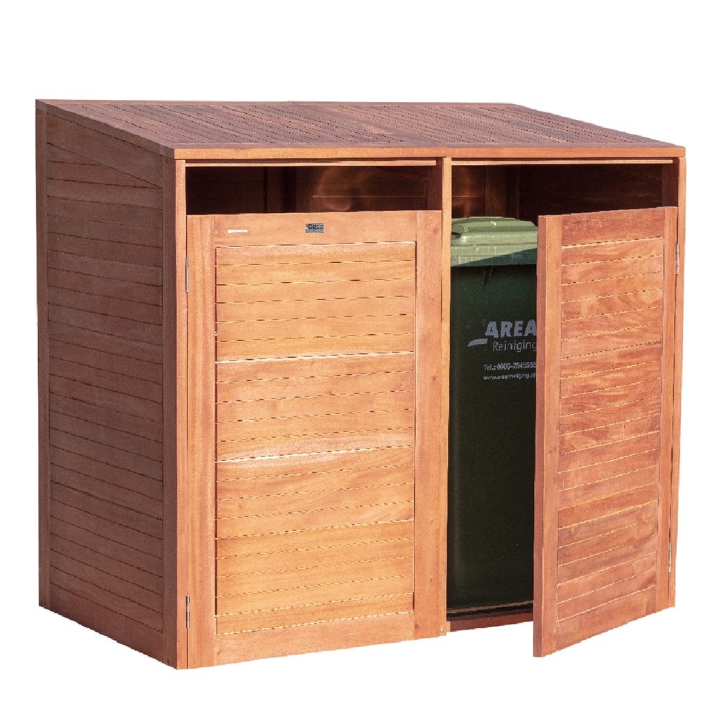 [HK001635] Containerberging hardhout Dubbel