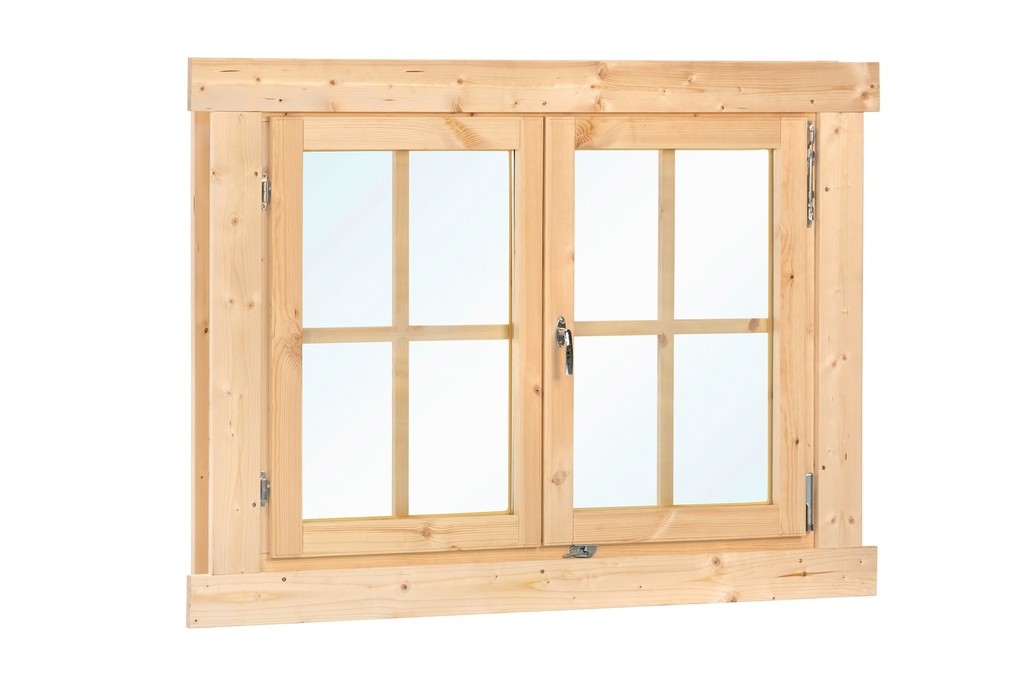 [HK001661] Draai- /kiepraam dubbel L6 vuren 128,5 x 100,5 cm