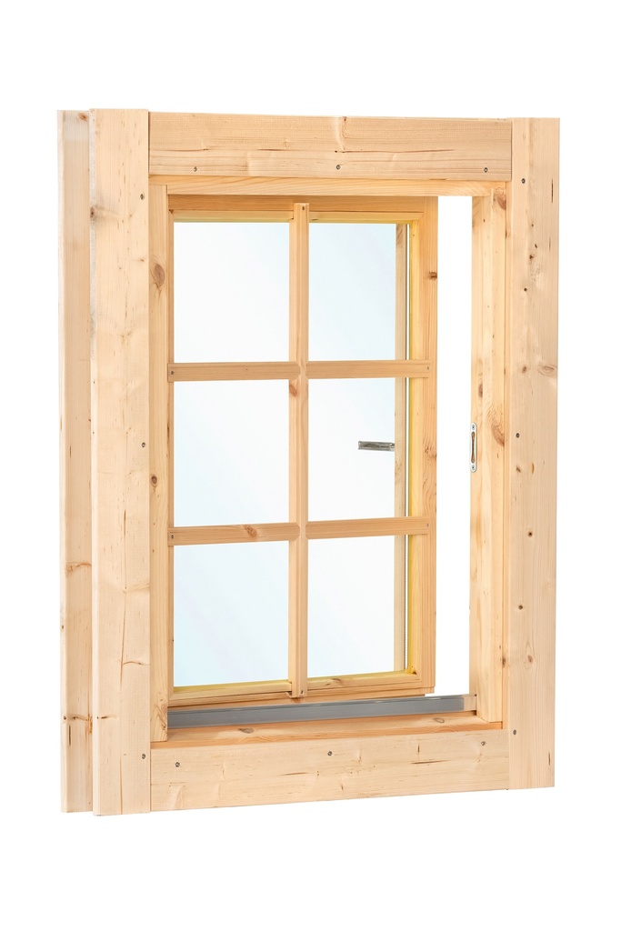 Draai- /kiepraam enkel L4 vuren 84 x 105,1 cm