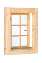 Draai- /kiepraam enkel L4 vuren 84 x 105,1 cm