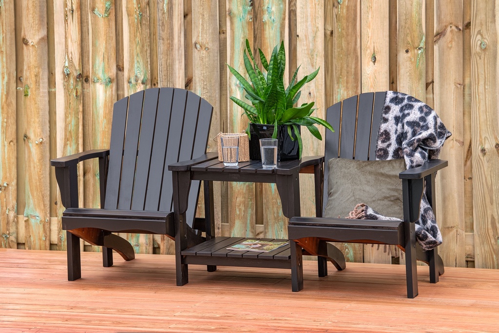 Loveseat Relax, zwart gespoten