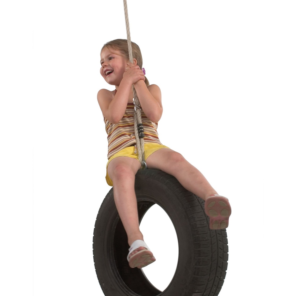 [HK001757] Speelgarnituur Autobandschommel met touw