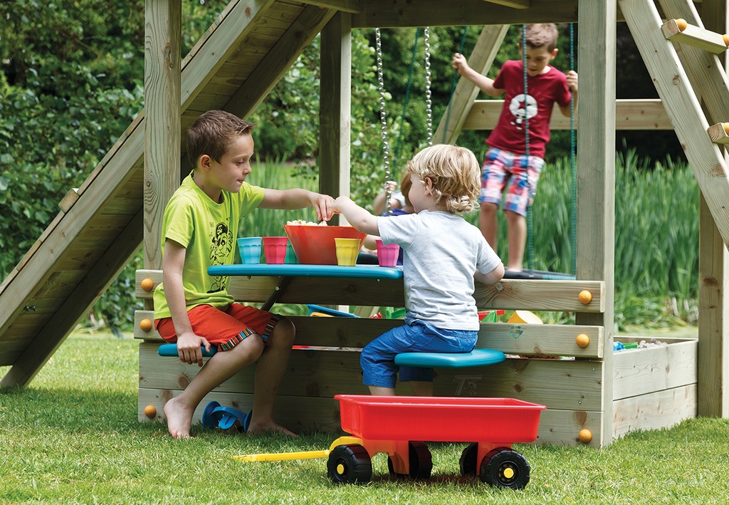 [HK001762] Speelgarnituur Inbouw picknick zit (excl. houten liggers)