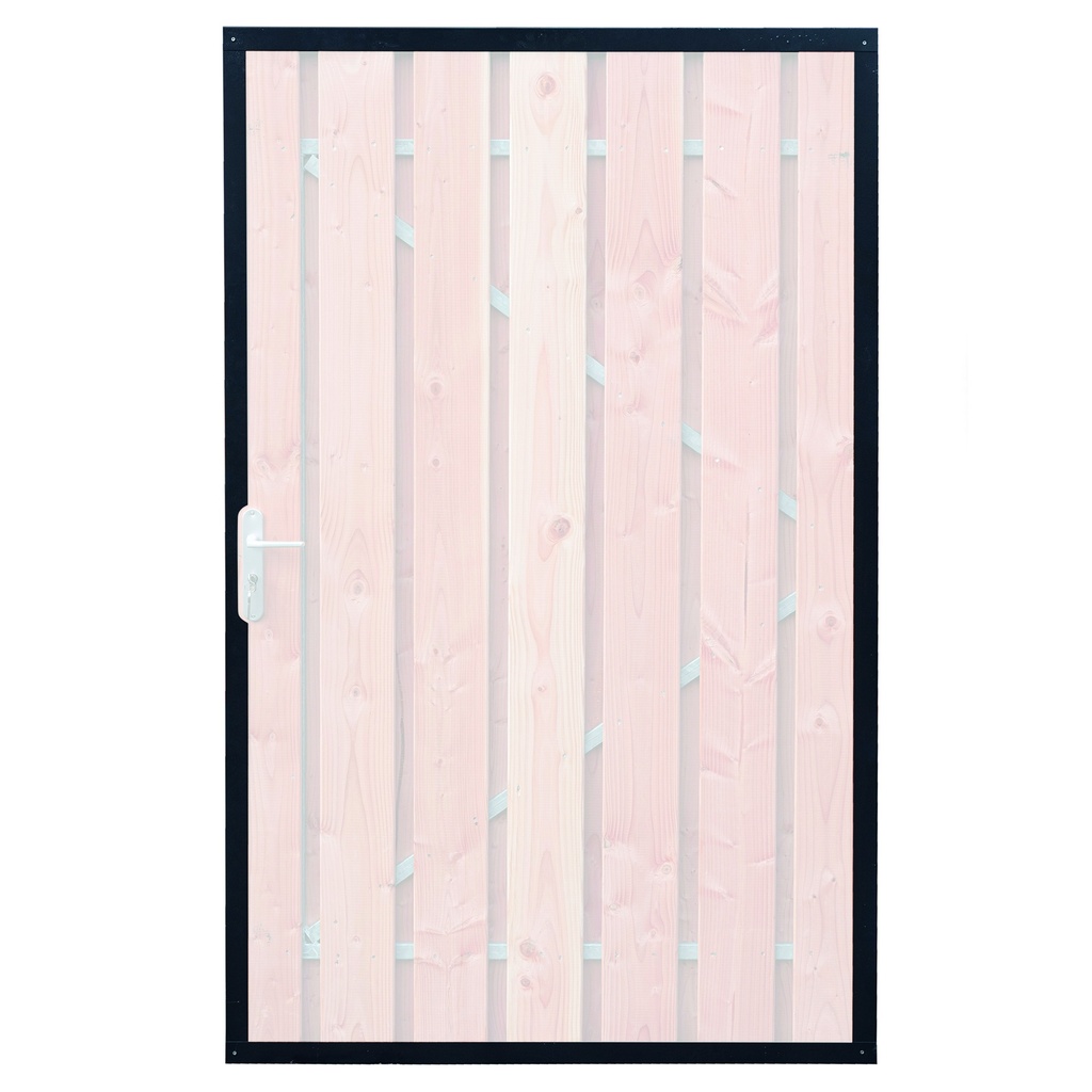 [HK001797] Stalen omranding voor tuindeur antraciet geschikt voor breedtes 90, 100, 110 cm