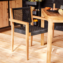 Stapelbare teak stoel Toledo (set van 2 stoelen)