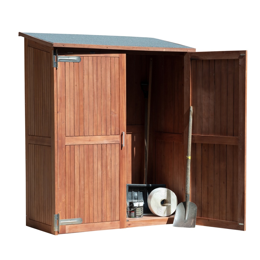 [HK001843] Tuinkast hardhout Montevideo incl. dakleer