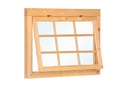 Uitzetraam enkel W2 vuren 119,5 x 87 cm