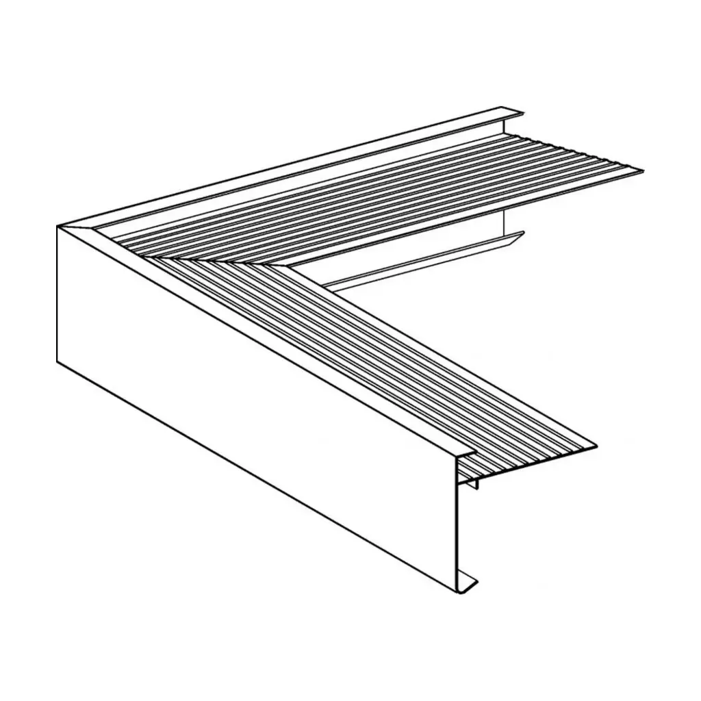 Uitwendige hoekstuk 45x45mm