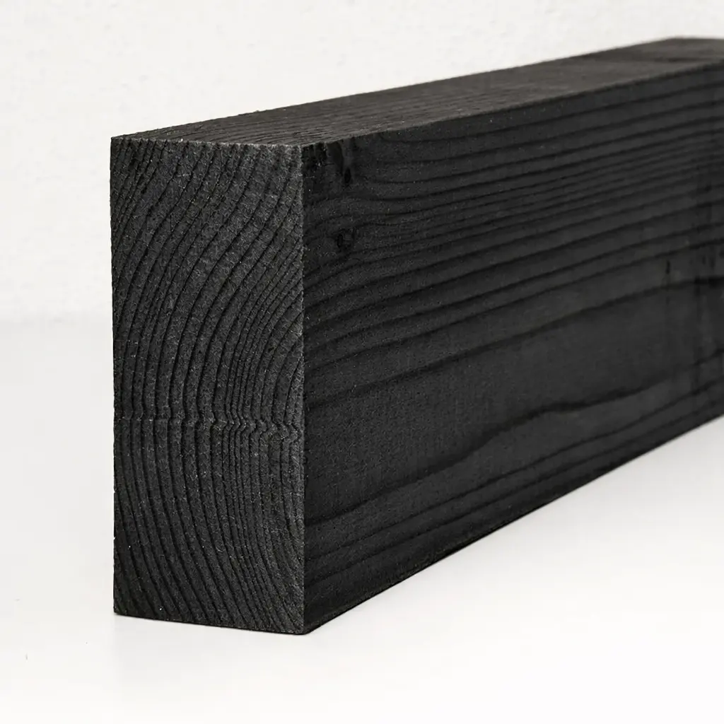 Vuren 365™ SLS-balk 38x89x5900mm, zwart geïmpregneerd 
