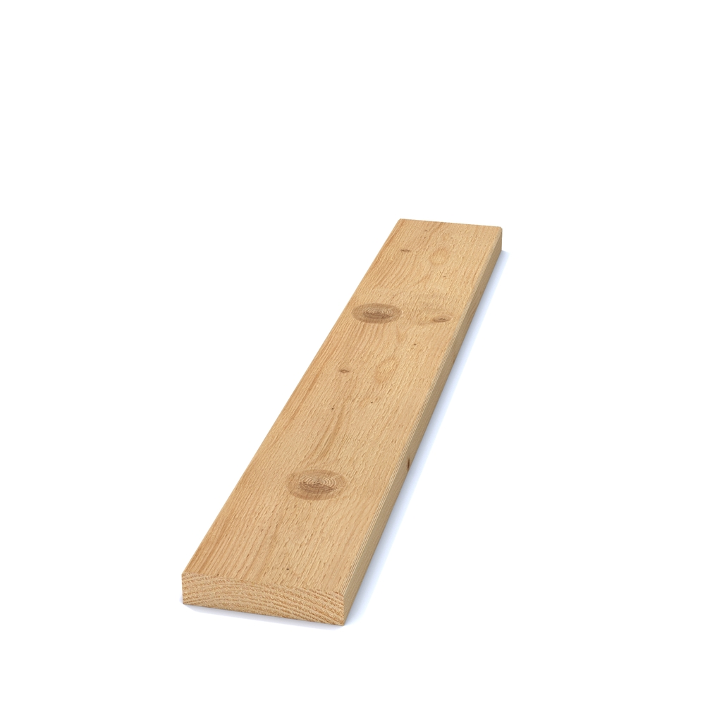 [HK008105] Signatur™ 2-in-1 Vuren Plank 25x100mm geschaafd (22x95mm) (3000 mm, Onbehandeld, Geen kleur)