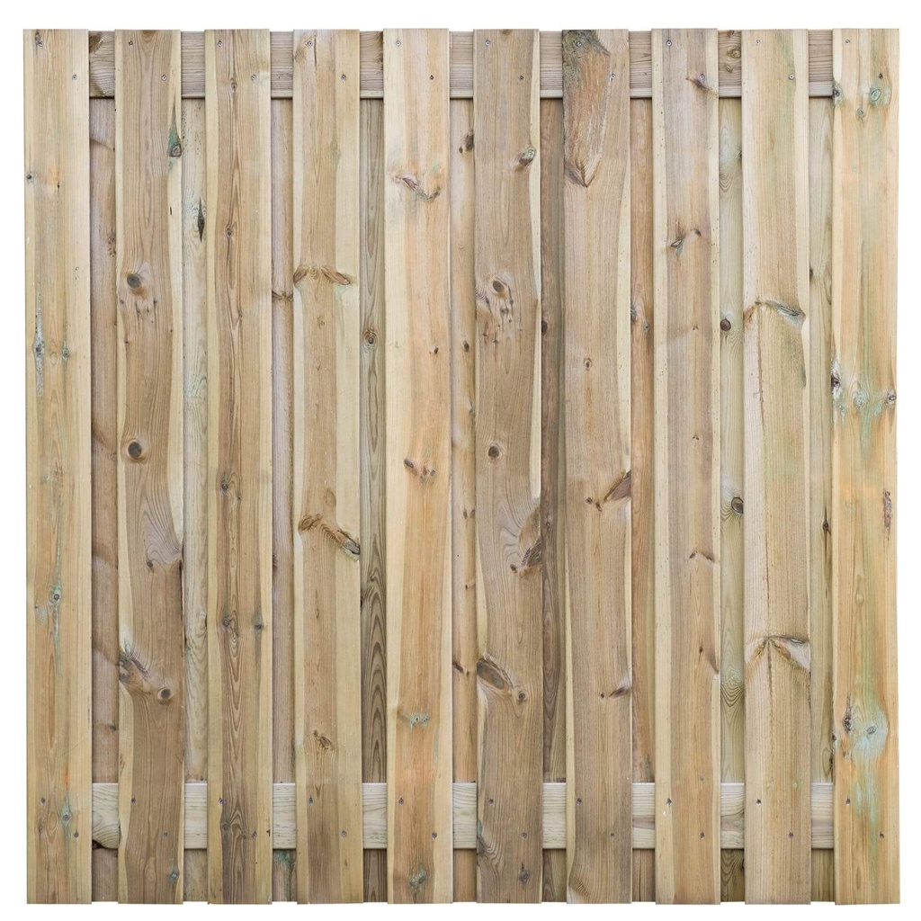[HK000597]  Geïmpregneerd 365™ tuinscherm 180x180cm geschaafd (21 planks) 