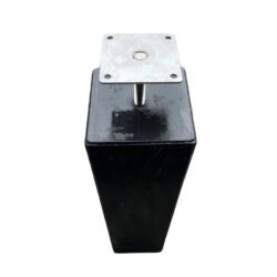 Betonpoer 20x20x50cm, antraciet (incl. draadstang en stelplaat)