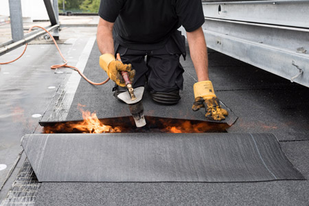 Gemineraliseerde APP-bitumen 470 5,0x1m¹, Black Mineral (per rol)