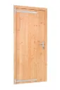 Douglas enkele klampdeur B1000xH2050mm buitenmaat, rechtsdraaiend (rvs / verzinkt beslagset)