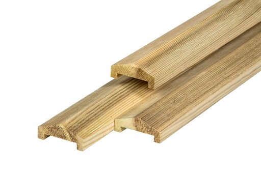 [HK000581] Grenen regel 45x88x1800mm robuust geïmpregneerd geschaafd