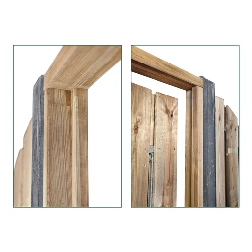 [HK000591] Deurkozijn grenen 150*210cm geimpregneerd geschaafd