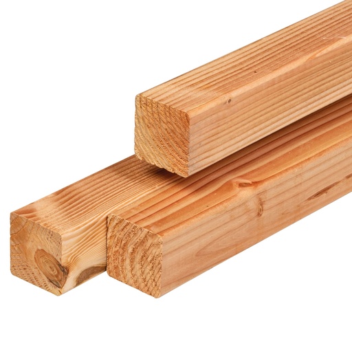 [HK000664] Douglas paal 70x70x2500mm Fijnbezaagd