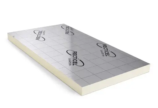 [HK000764] Pir isolatieplaat 30mm 2-zijdig Aluminium Rd=1,35 1200x600mm