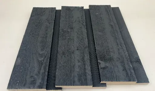 [HK001028] Signatur Borealis gevelbekleding 22x120x4200mm type Götheborg zwart (gegrond en gespoten)