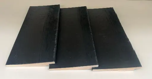 [HK001033] Signatur Borealis gevelbekleding 22x145x4200mm type Stockholm zwart (gegrond en gespoten)