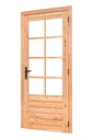 Douglas enkele glas deur dubbelglas 8-ruits B1100xH2150mm buitenmaat